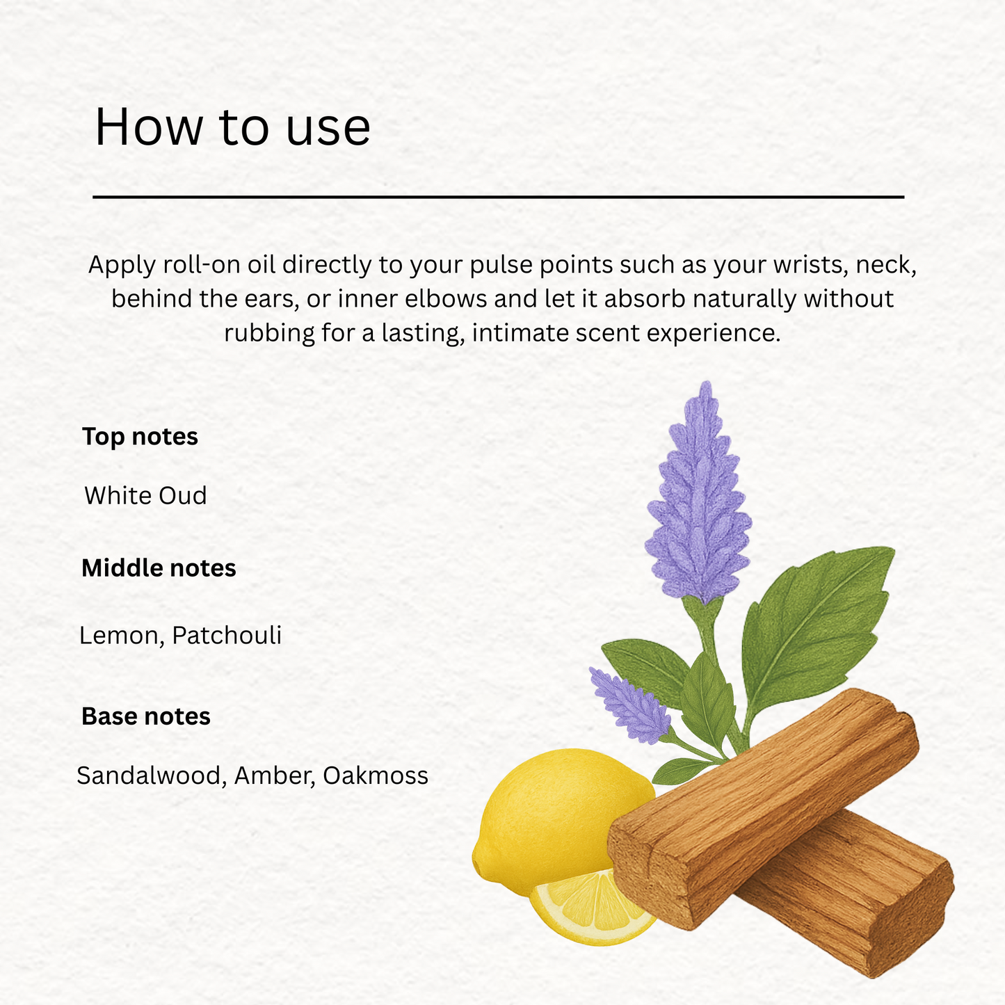Honey & Oud Perfume Roll-on 10ml Non-Alcoholic Perfume for Unisex