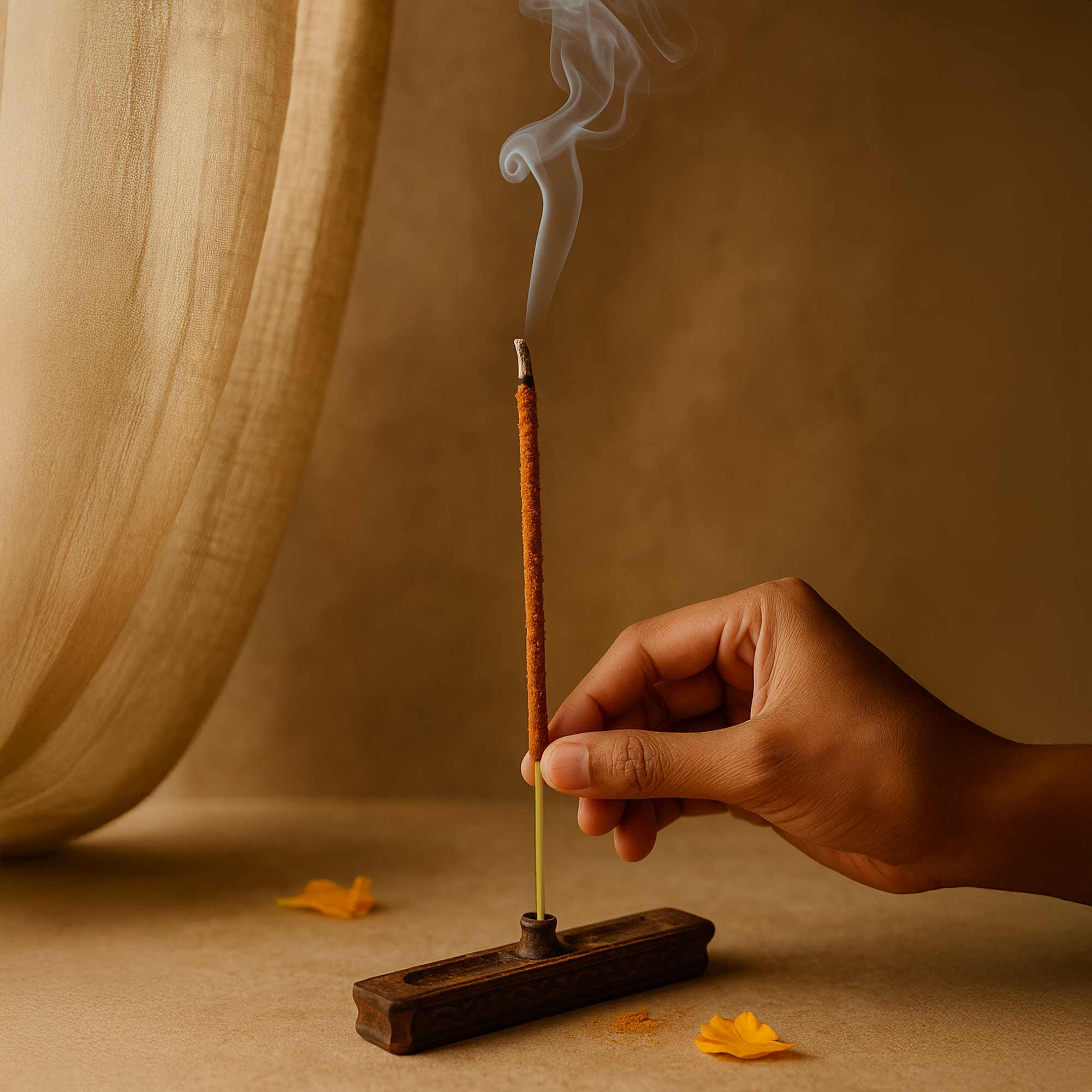 Kesar Handrolled Natural Incense Sticks Pack of 30