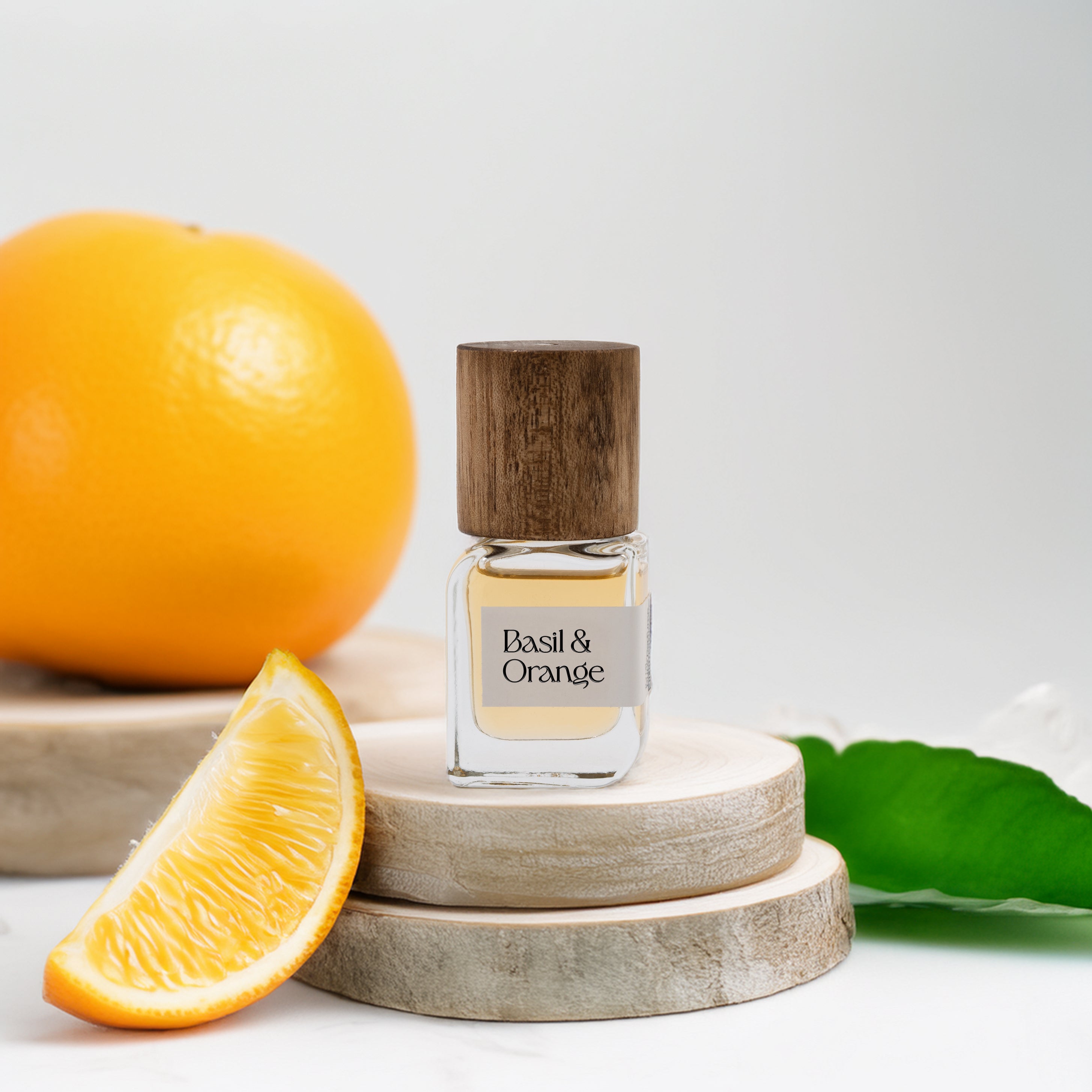 Basil & Orange Roll-On 10ml – Non-Alcoholic Perfume