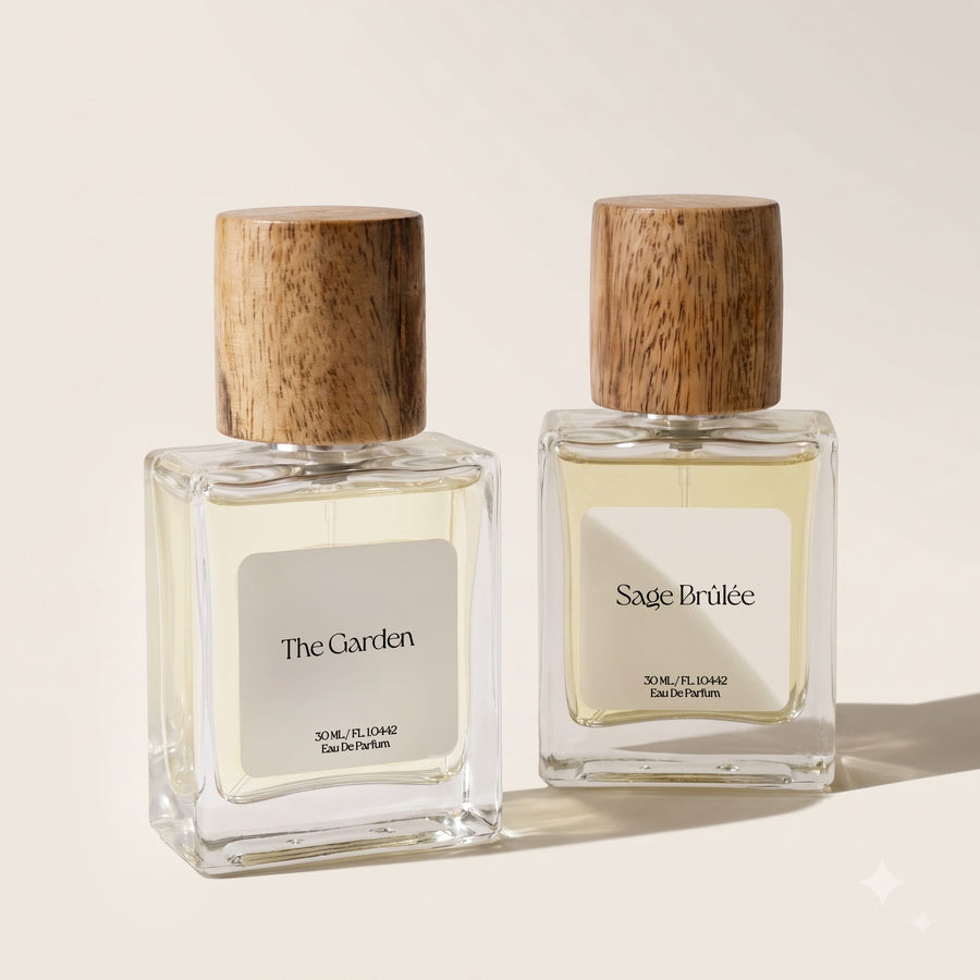 Daily Essentials – Sage Brûlée & The Garden Perfume Combo | 30 ml