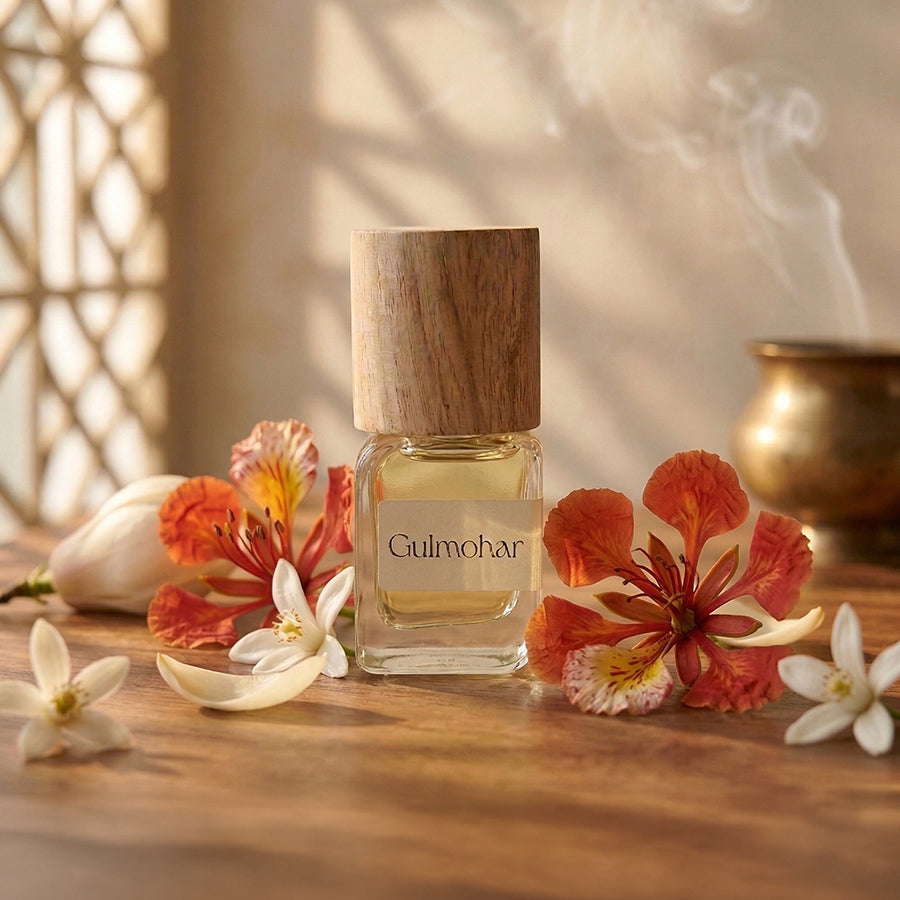 Gulmohar Parfum Roll-on 10ml Non-Alcoholic Parfum for Unisex