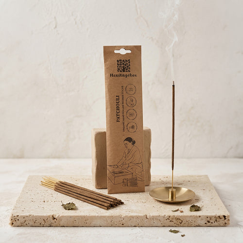 Patchouli Handrolled Natural Incense Sticks Pack of 60