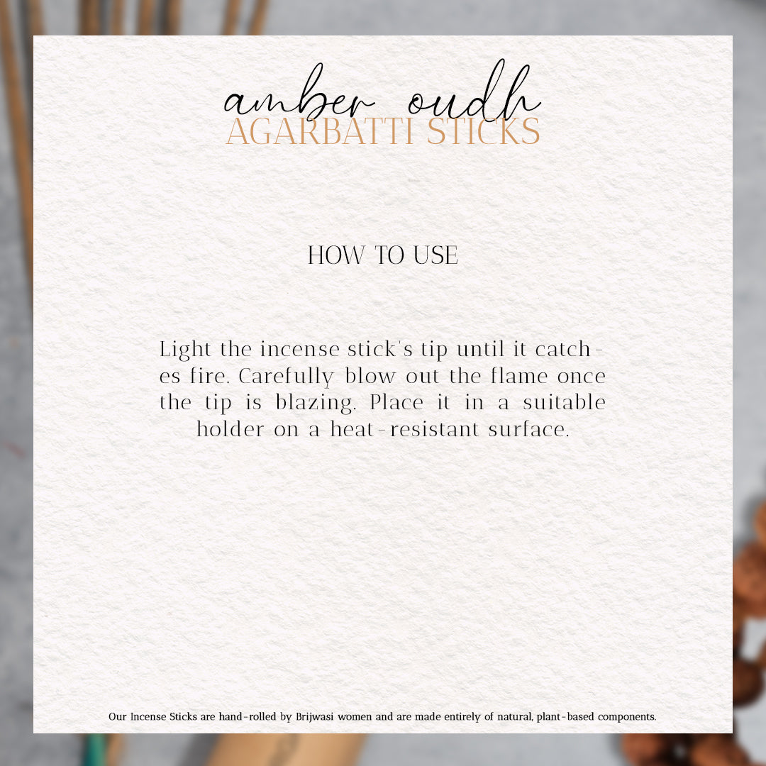 How to use Ambar and Oudh Incense Stick, Masala Agarbatti Incense stick