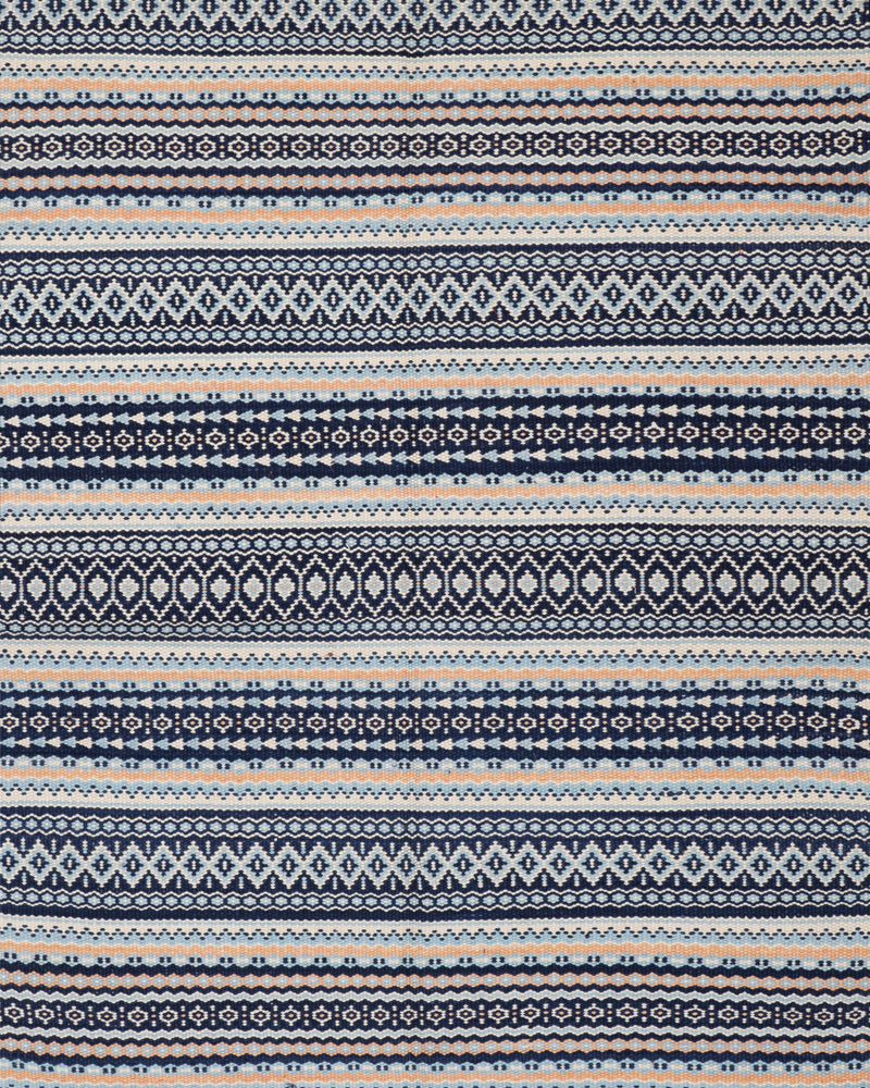 Ultra marine handwoven rug is one among many  options for living room rugs by HeritageBox india