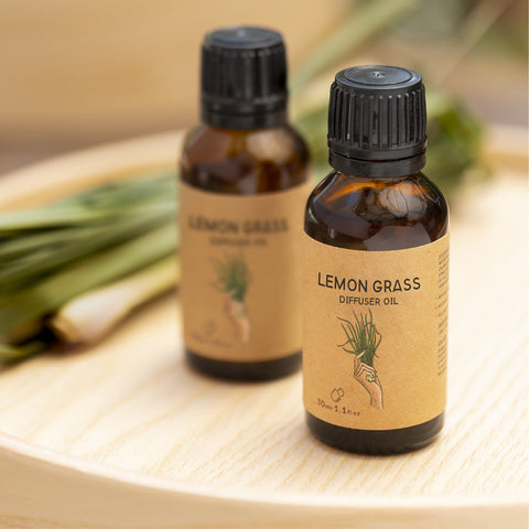 Lemongrass Aromatherapy Diffuser Oil for Air Diffuser by Heritagebox India