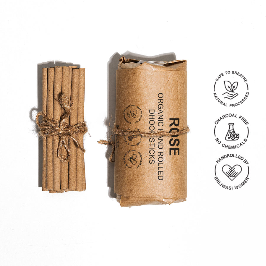 Rose Dhoop Batti by Heritagebox India