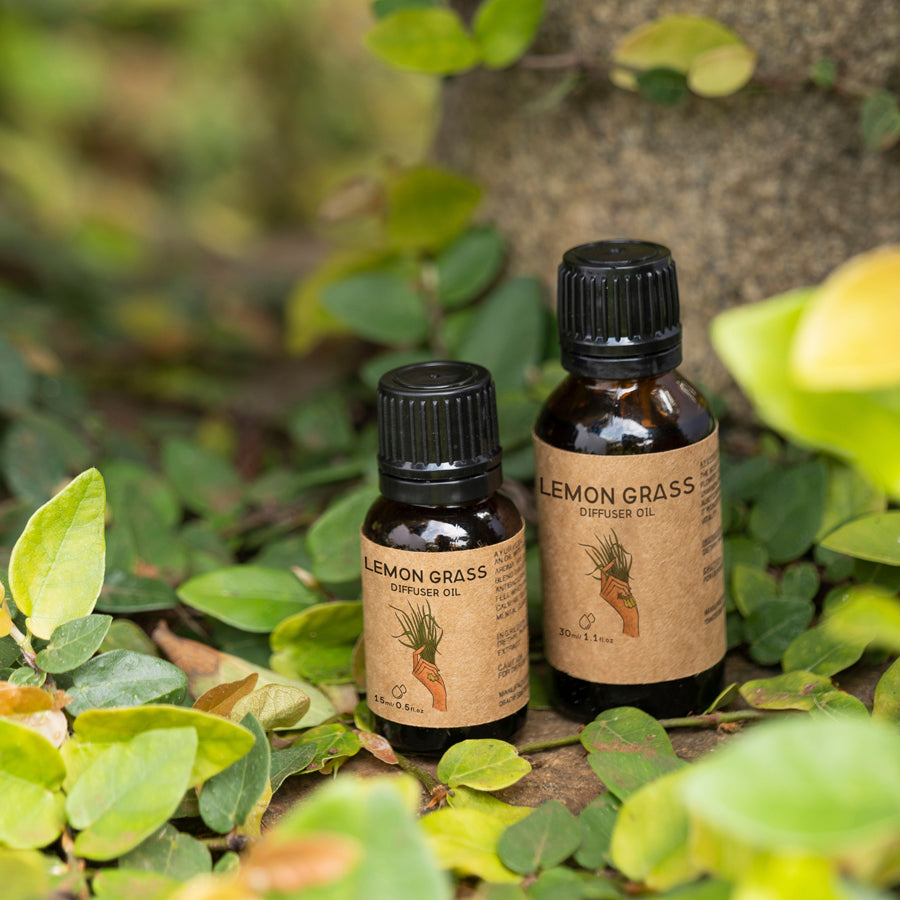 Lemongrass Aromatherapy Diffuser Oil for Air Diffuser by Heritagebox India