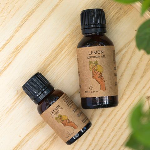 Lemon Aromatherapy Diffuser Oil for Air Diffuser By Heritagebox India.