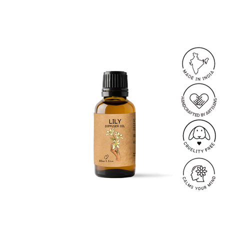 Lily Aroma Diffuser Oil for aromatherapy by Heritagebox India